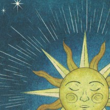 Sun and Moon Italian Paper ~ Tassotti